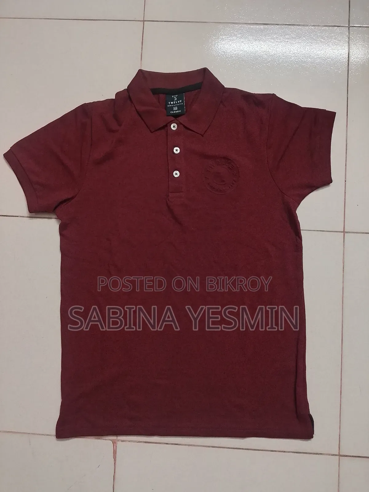 Twelve Brand Original Polo Shirt (Brand New / Unused)