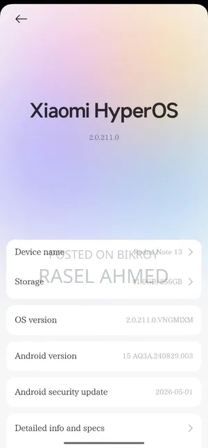 Xiaomi Redmi Note 13 256 GB Blue