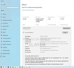 Desktop Computer Gigabyte 16GB Intel Core i5 HDD+SSD 2T