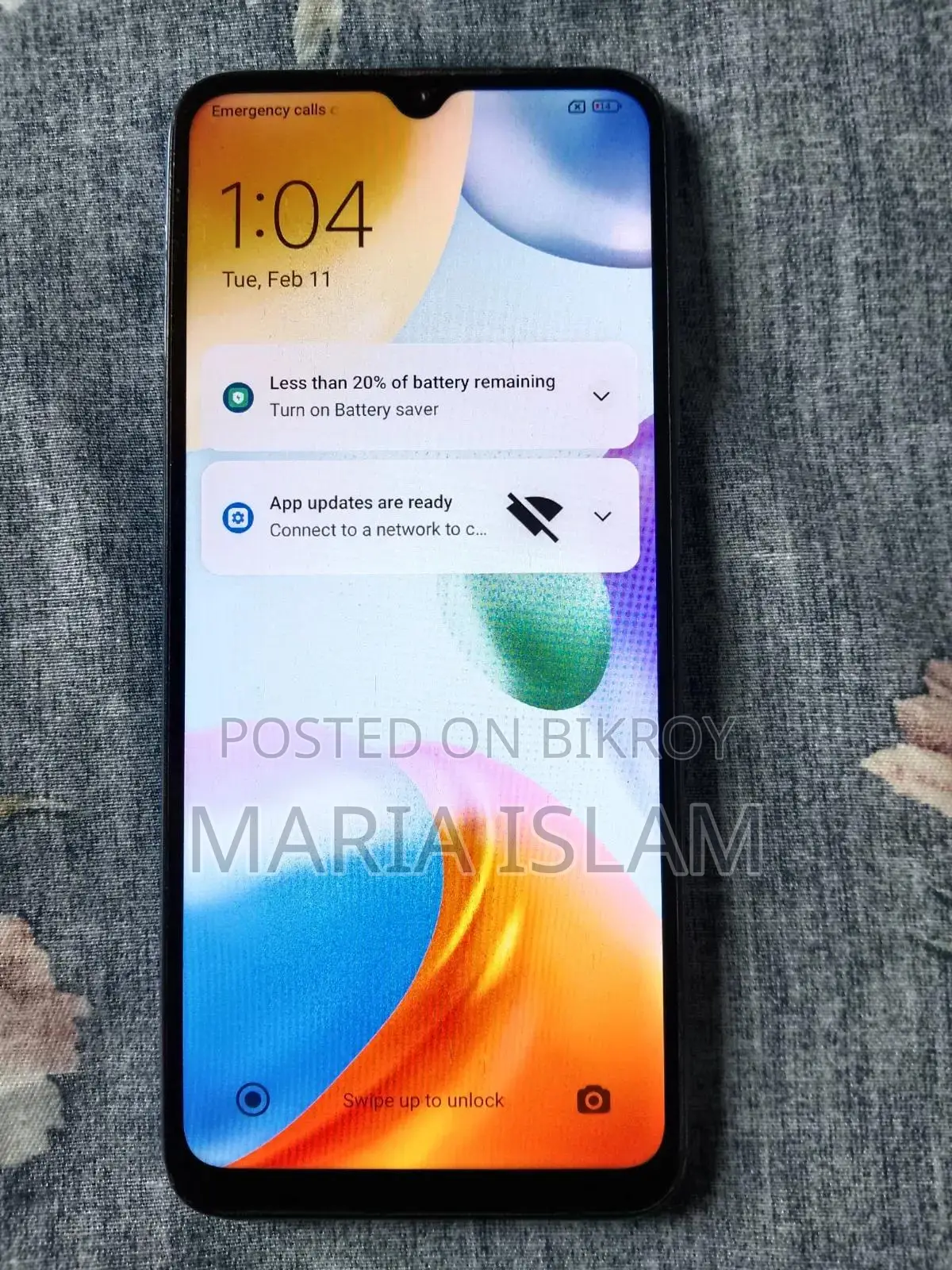 শাওমি রেডমি ১০সি ১২৮ জিবি নীল