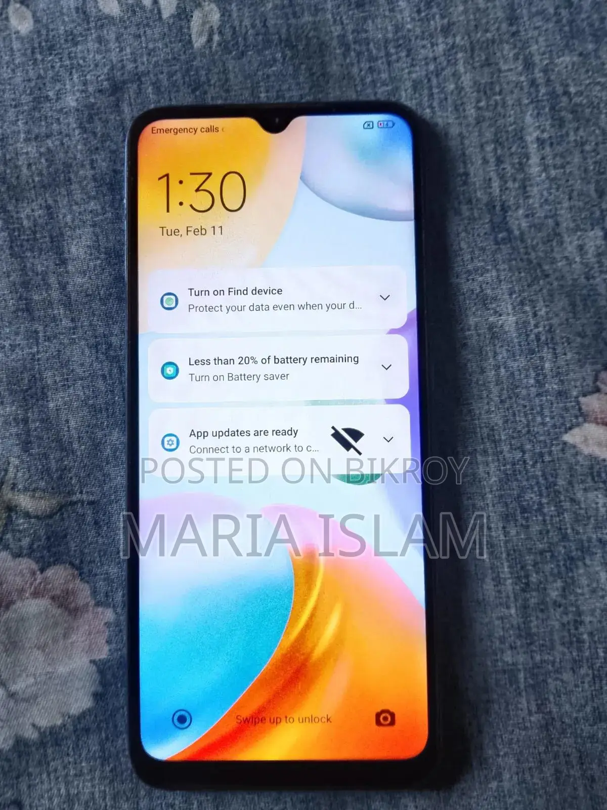 শাওমি রেডমি ১০সি ১২৮ জিবি নীল