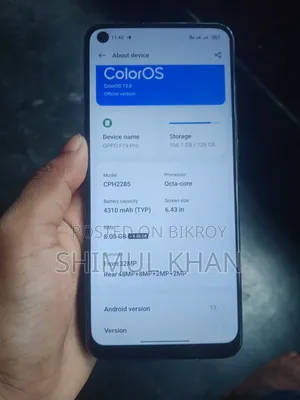 Oppo F19 Pro 128 GB Blue