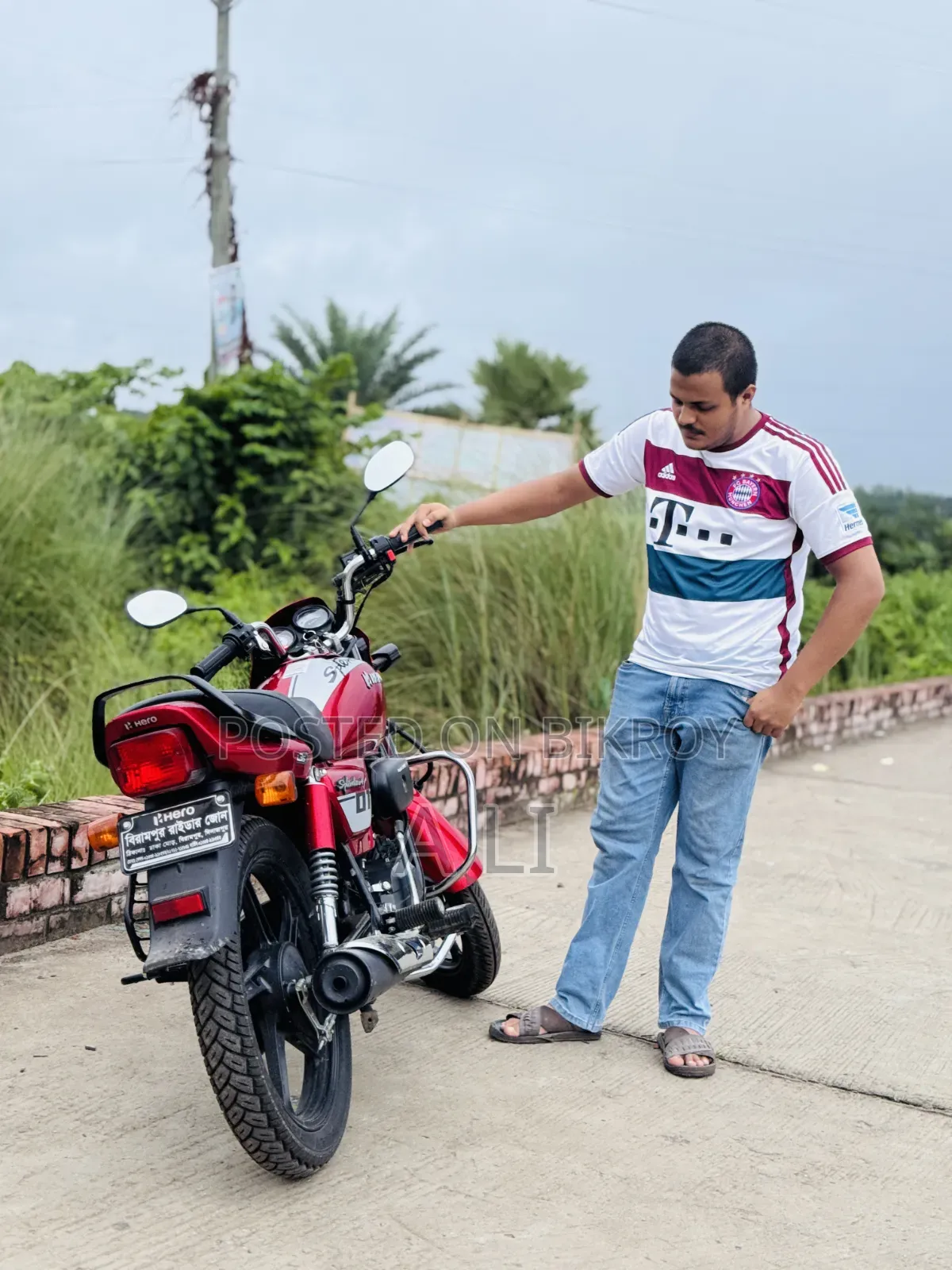 New Hero Splendor Plus Sports 2026 Red