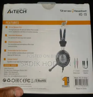 A4tech Headphone (With Warranty)