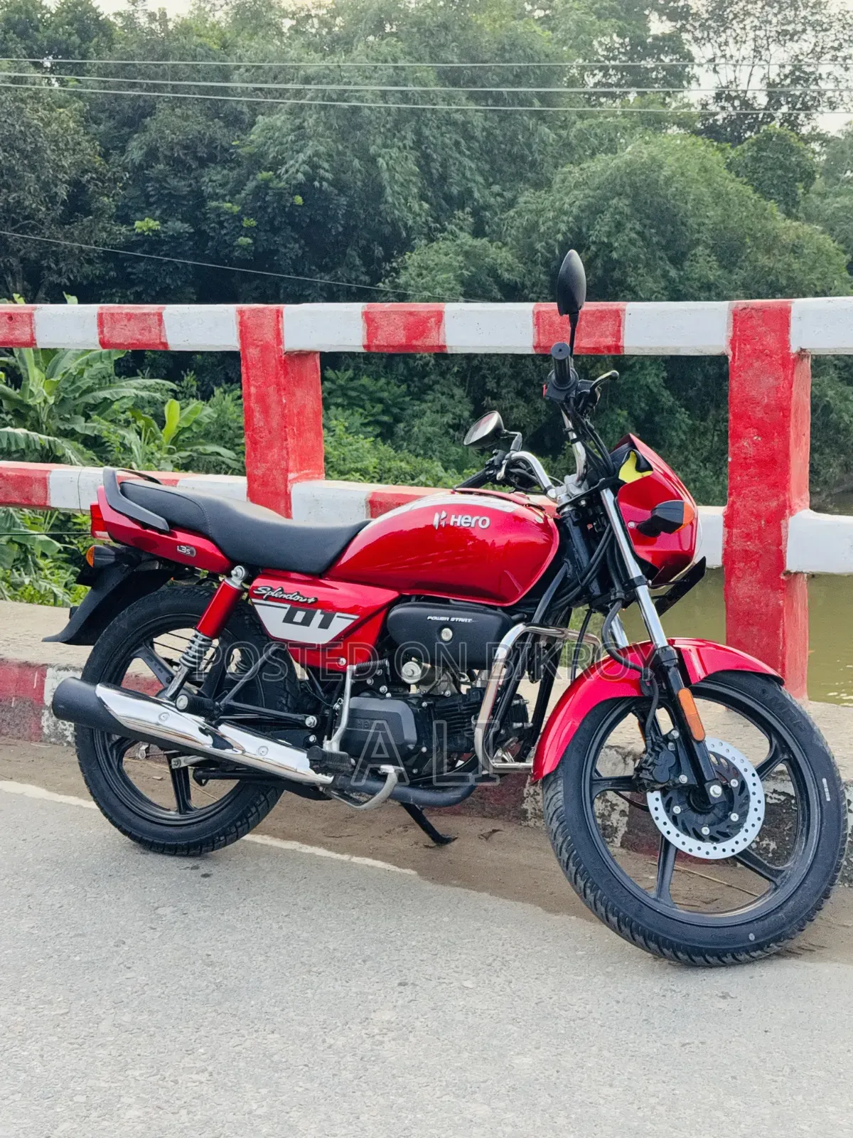 New Hero Splendor Plus Sports 2026 Red
