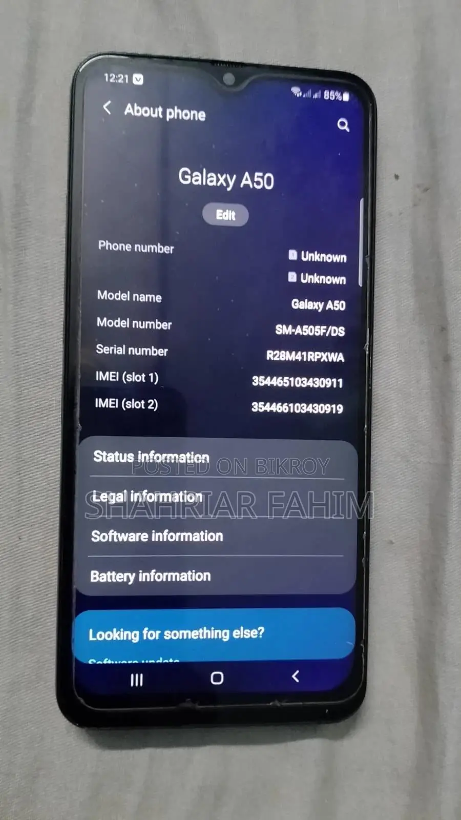 Samsung Galaxy A50 64 GB Blue