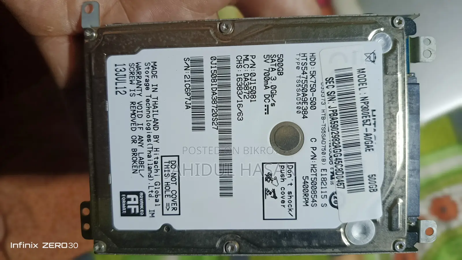 Samsung HDD 500 GB