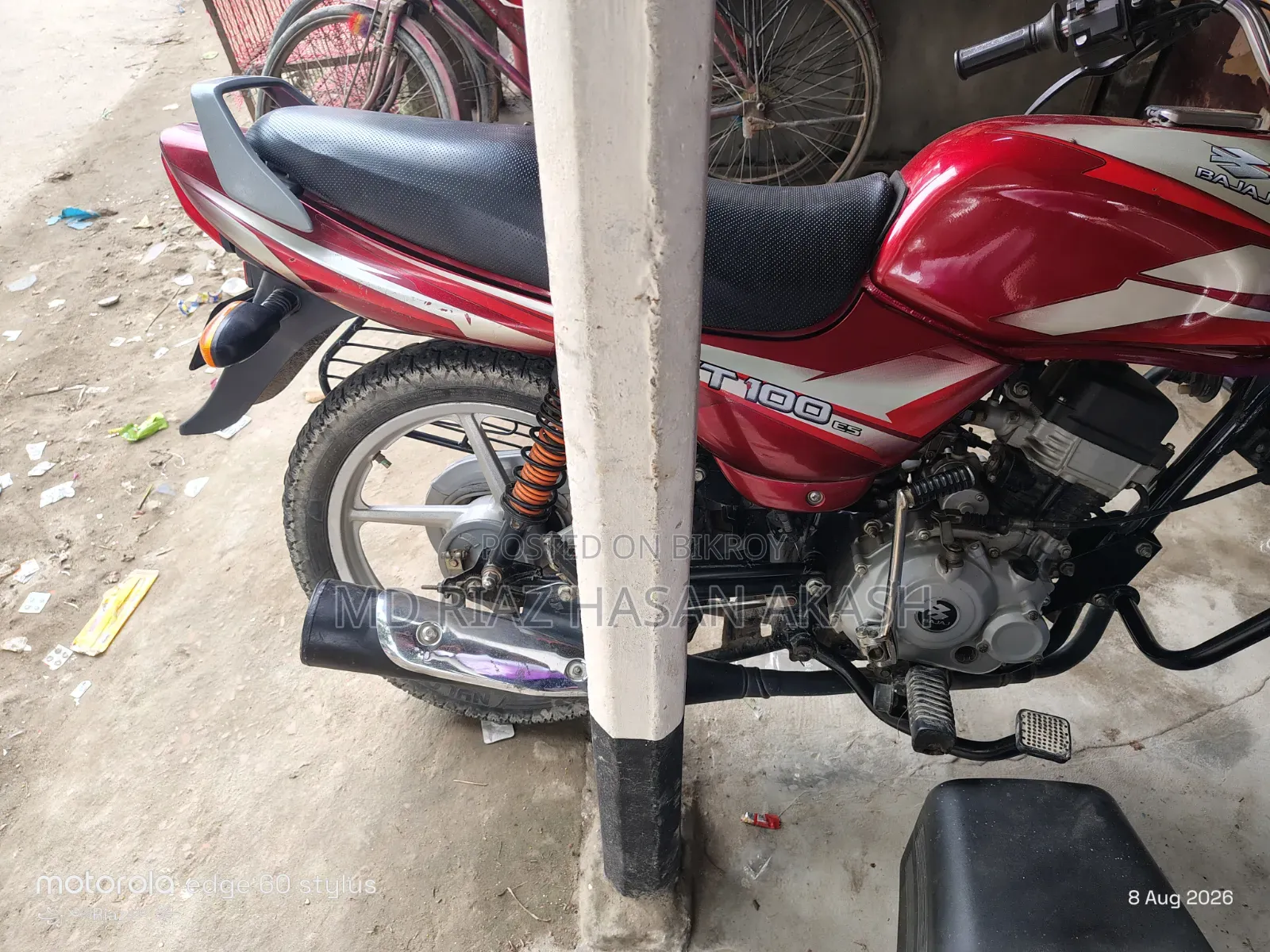 Bajaj CT 100 ES 2019 Red