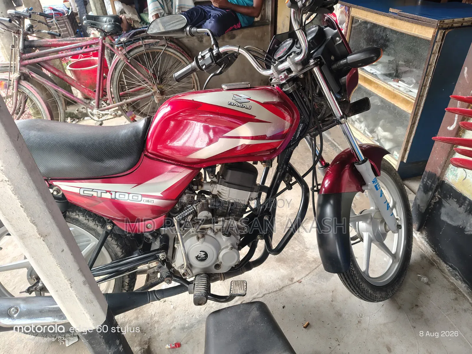 Bajaj CT 100 ES 2019 Red