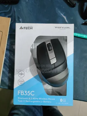 এ৪টেক এফবি৩৫সি এফস্টাইলার ব্লুটুথ স্মোকি গ্রে মাউস