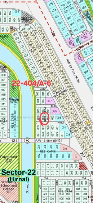 Rajuk Purbachal Lake Drive Road South Facing Plot