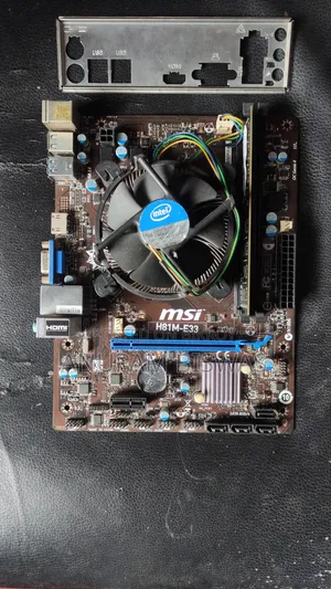 Fresh H81 Motherboard+4GB Ram+ Processor
