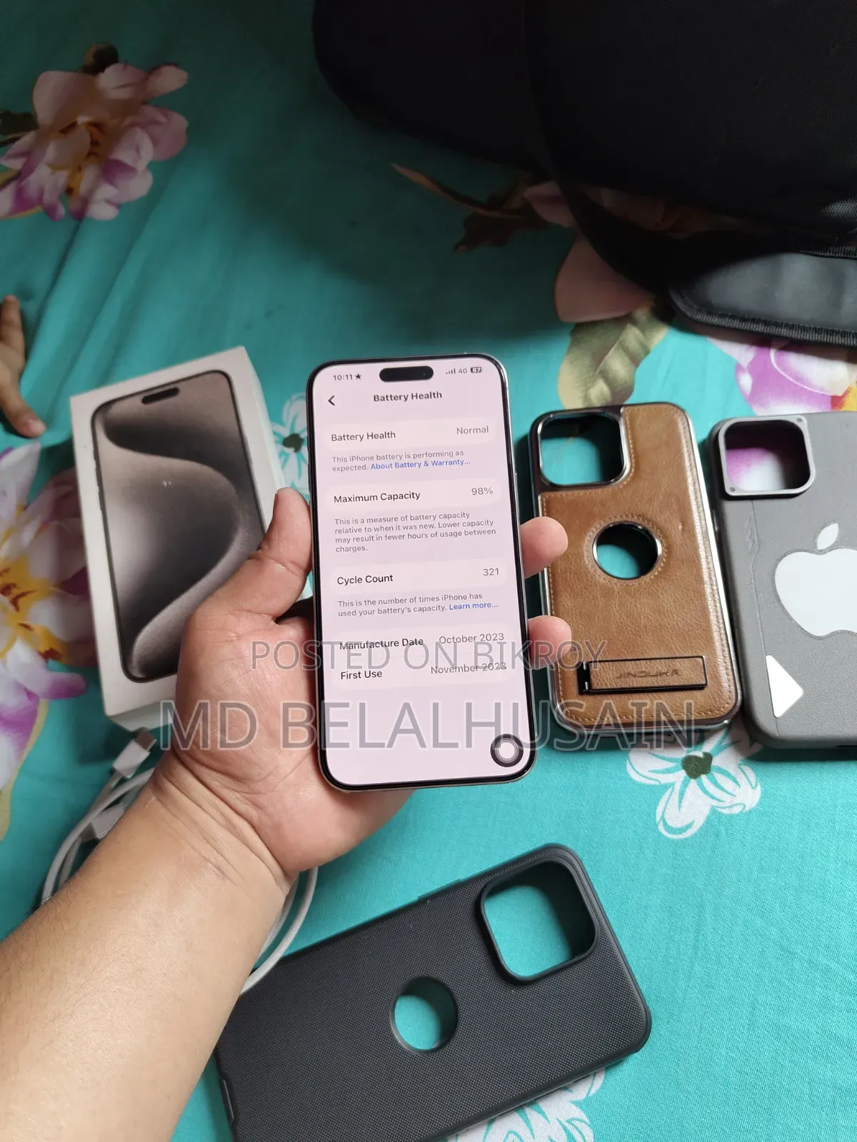 Apple iPhone 15 Pro Max 256 GB Silver