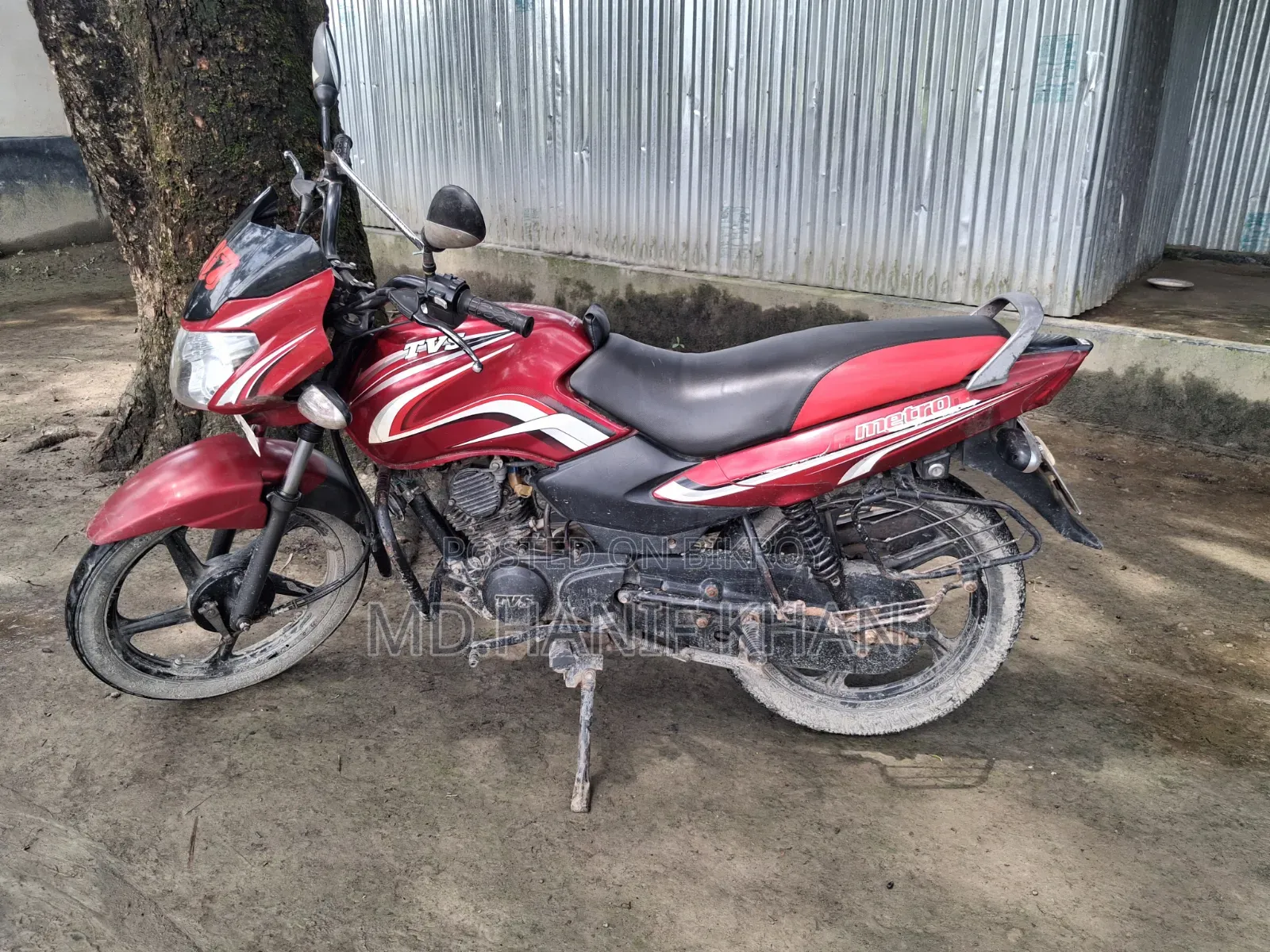 TVS Metro 2017 Red