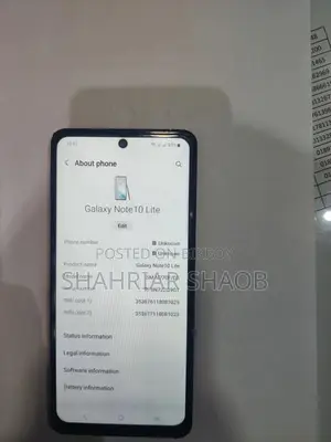Samsung Galaxy Note 10 Lite 128 GB Black