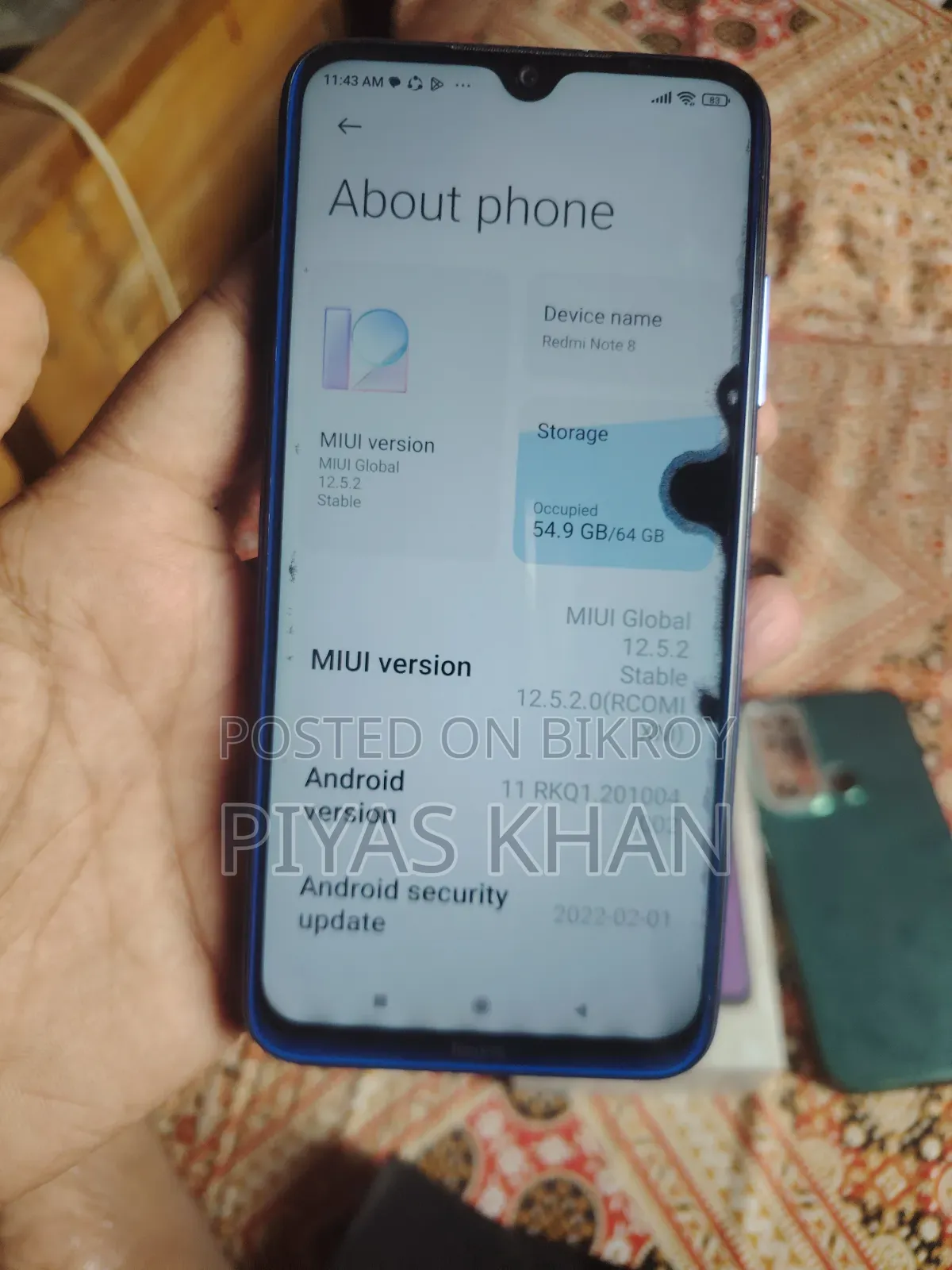 Xiaomi Redmi Note 8 64 GB Purple