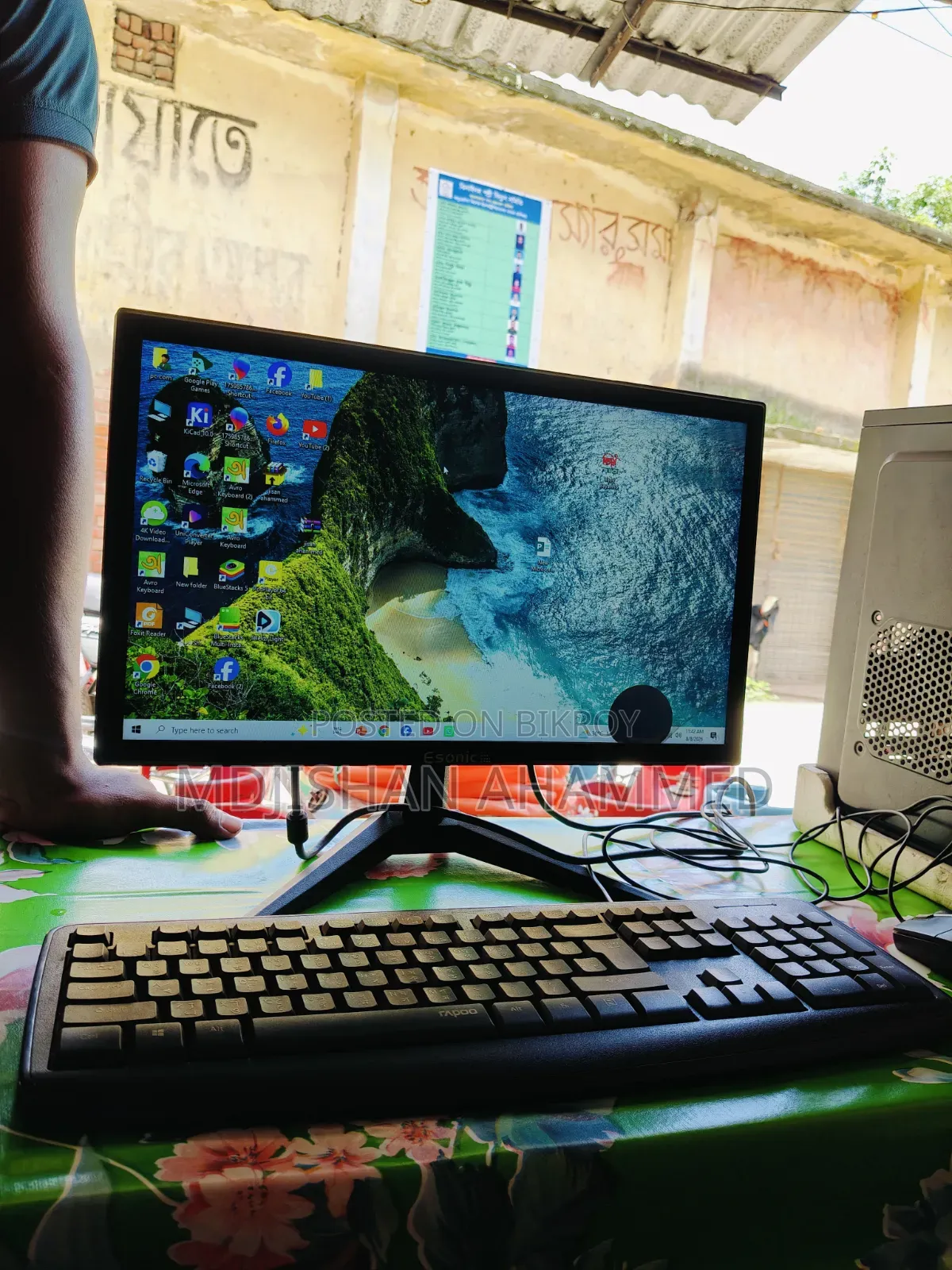 Desktop Computer 8GB Intel Core I3 SSD 128GB