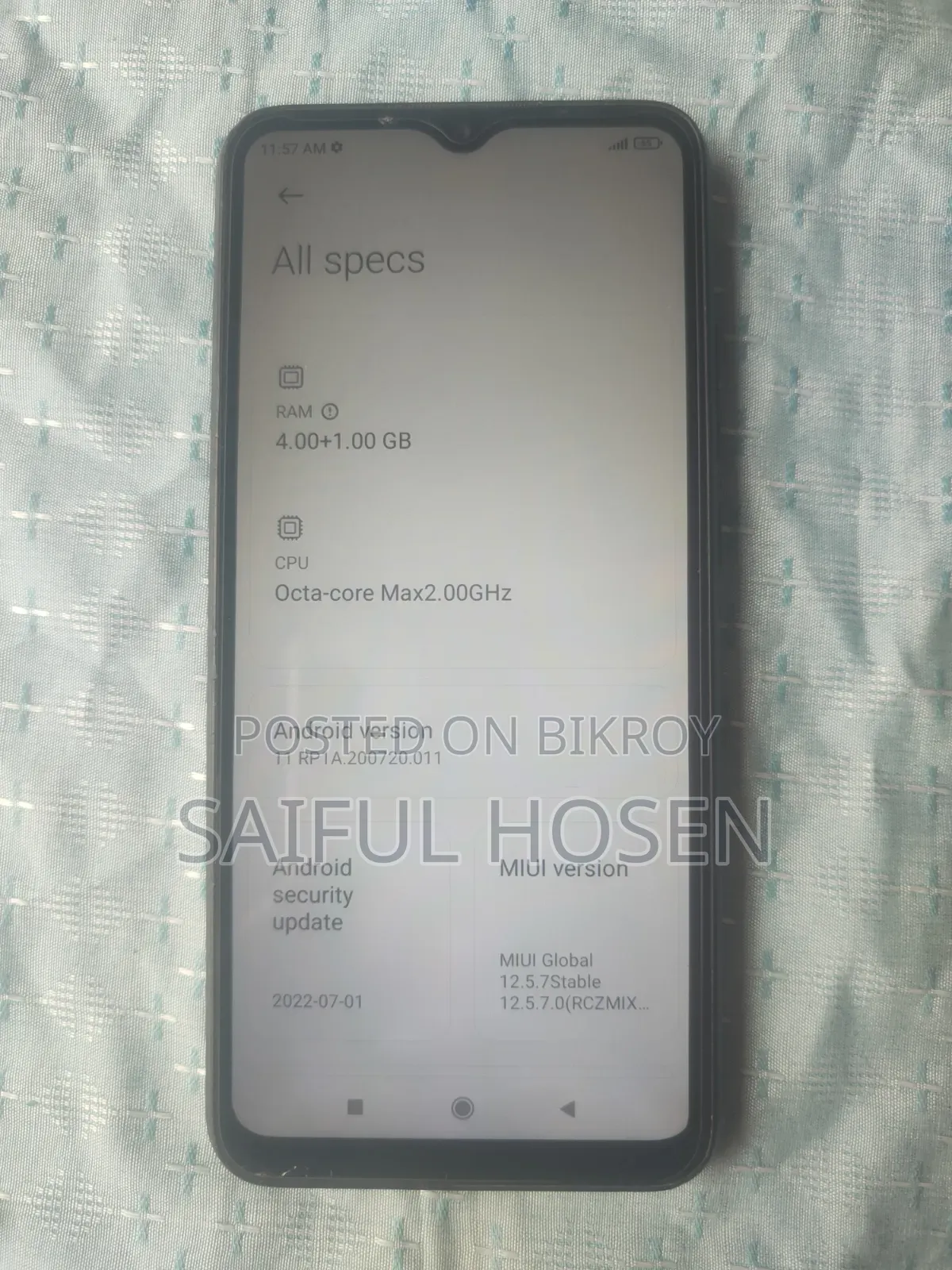Xiaomi Redmi 10A 64 GB Black
