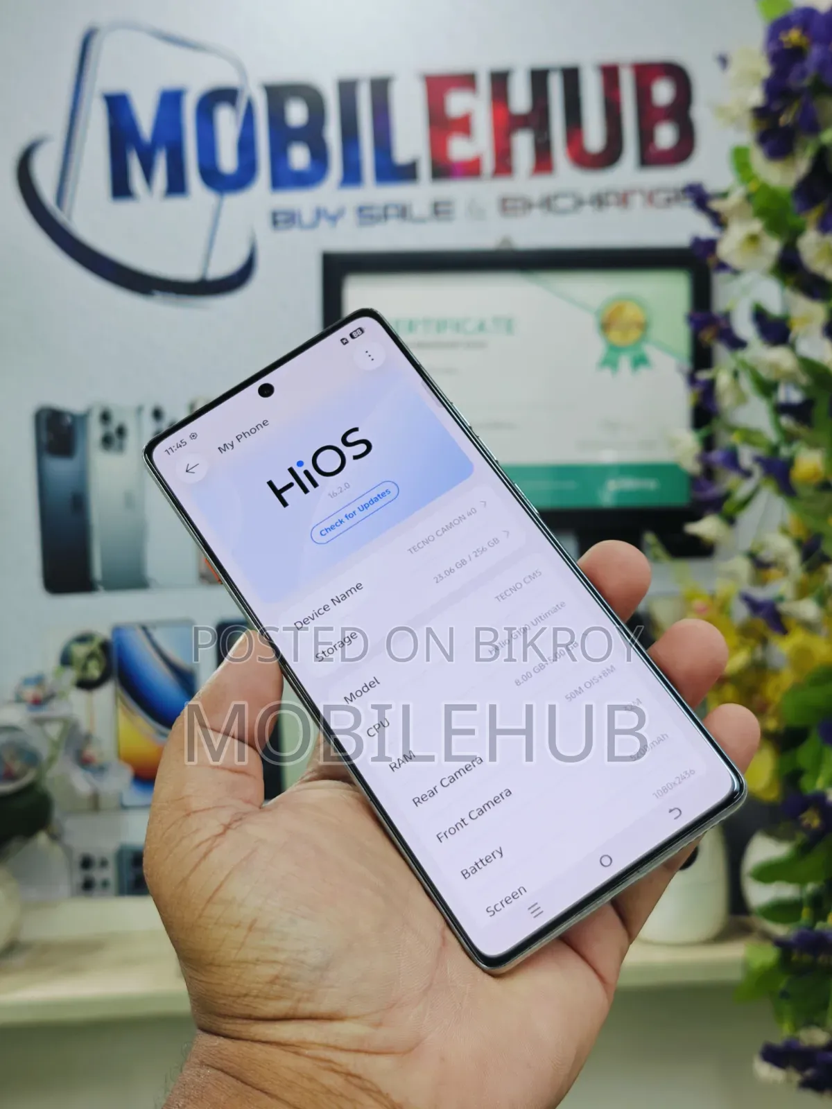 Tecno Camon 40 256 GB Bronze