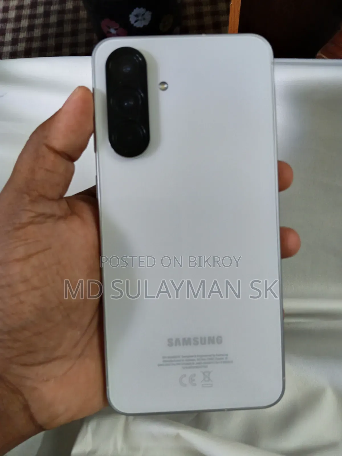 স্যামসাং গ্যালাক্সি এ৫৬ ১২৮ জিবি সিলভার