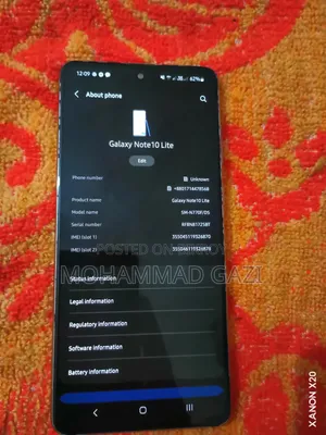 Samsung Galaxy Note 10 Lite 128 GB Gray