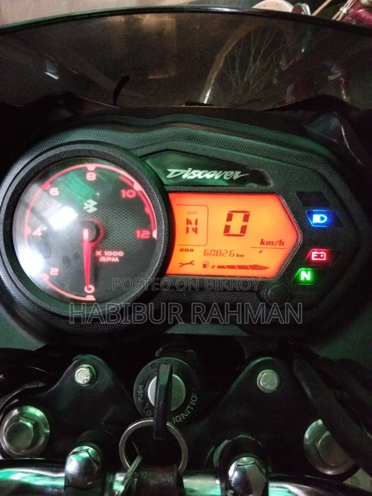 Bajaj Discover 125 ২০২১ ব্ল্যাক