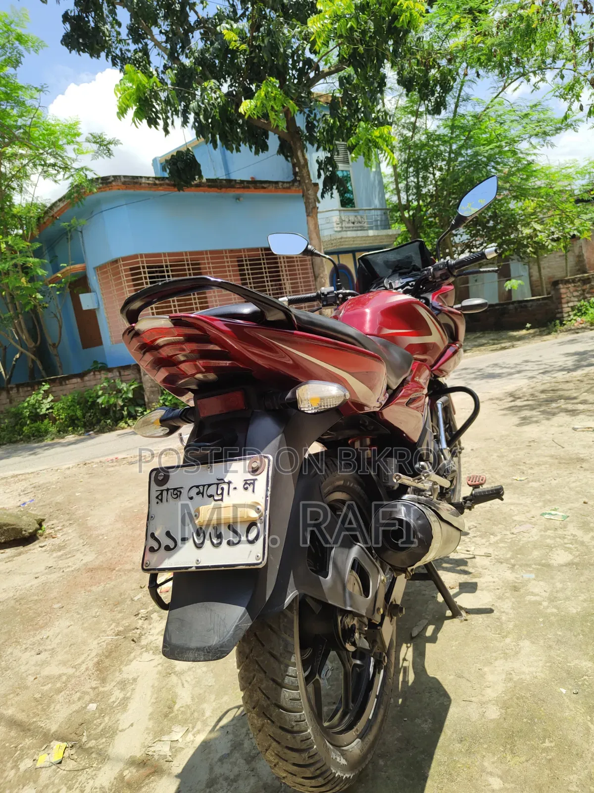 Bajaj Discover 150F 2016 Red