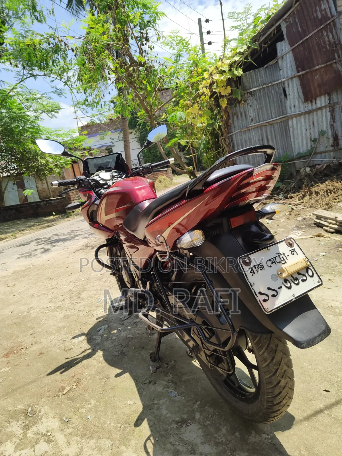 Bajaj Discover 150F 2016 Red
