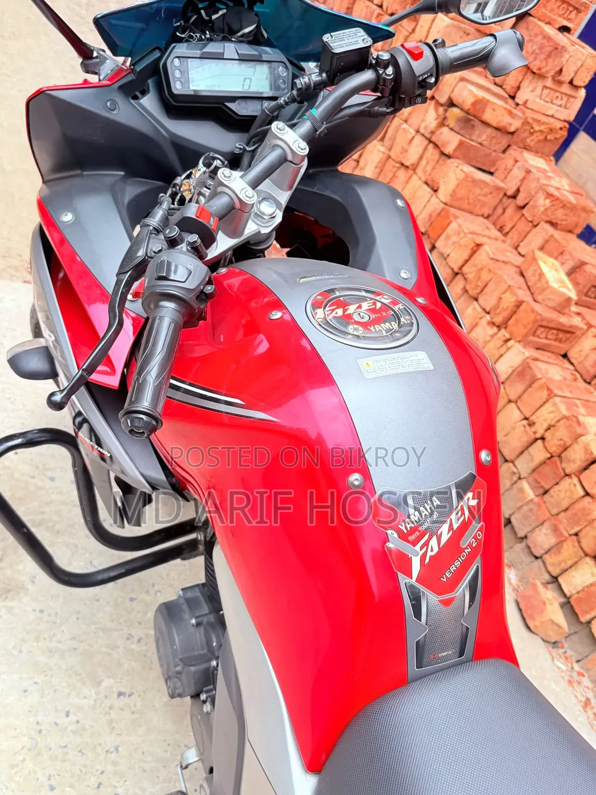 Yamaha Fazer V2 2021 Red