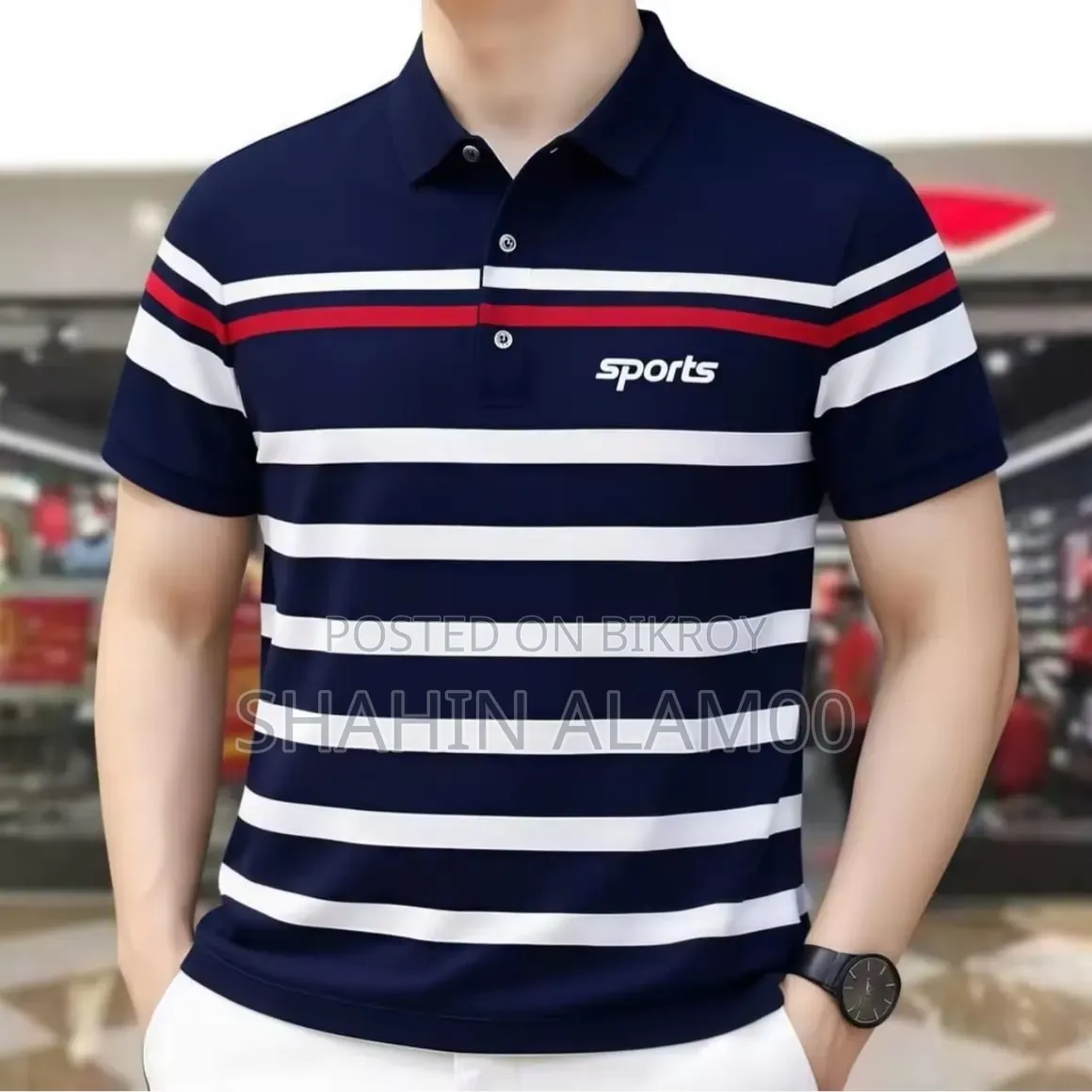 Striped Premium Polo Shirt