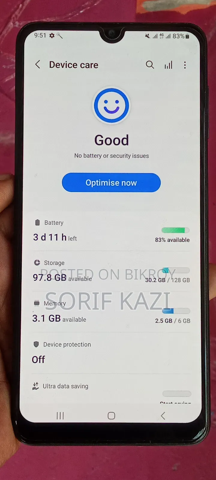 Samsung Galaxy A22 128 GB Black