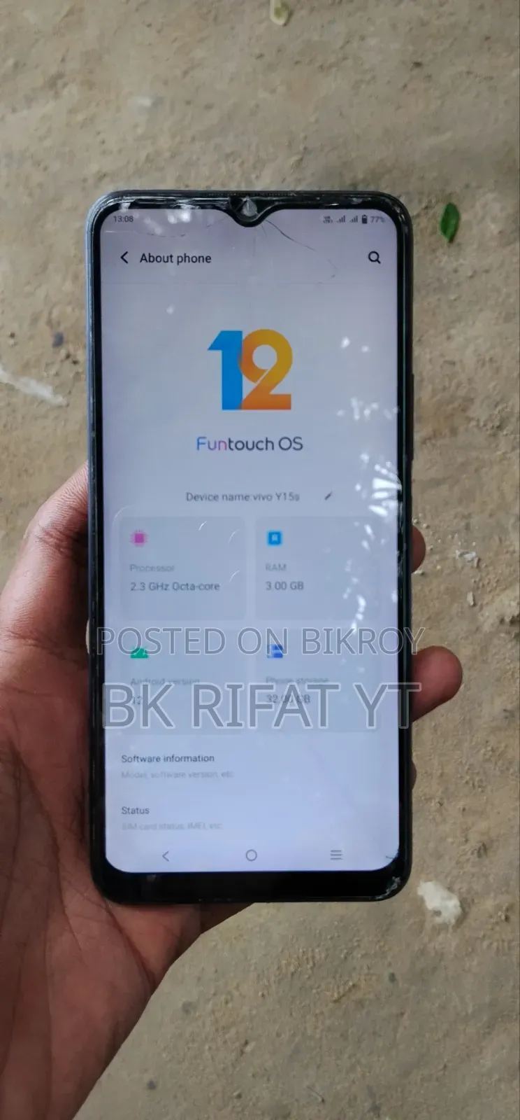 Vivo Y15S 32 GB Blue