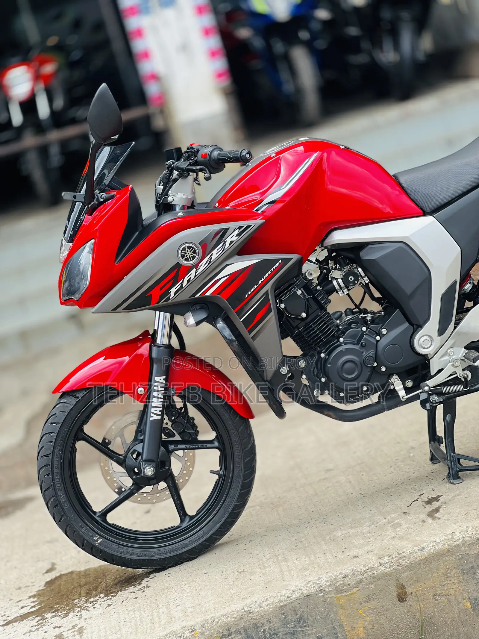New Yamaha Fazer V2 2026 Red