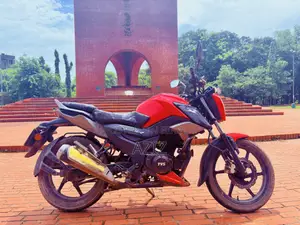 New TVS Raider 125 2022 Red