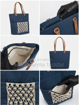 Denim Knot Bag