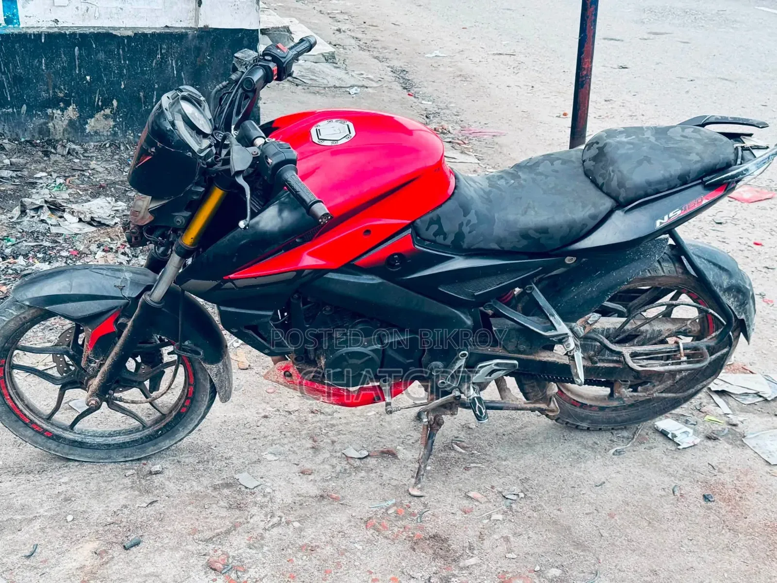 বাজাজ পালসার এনএস ১৬০ ২০১৯ লাল