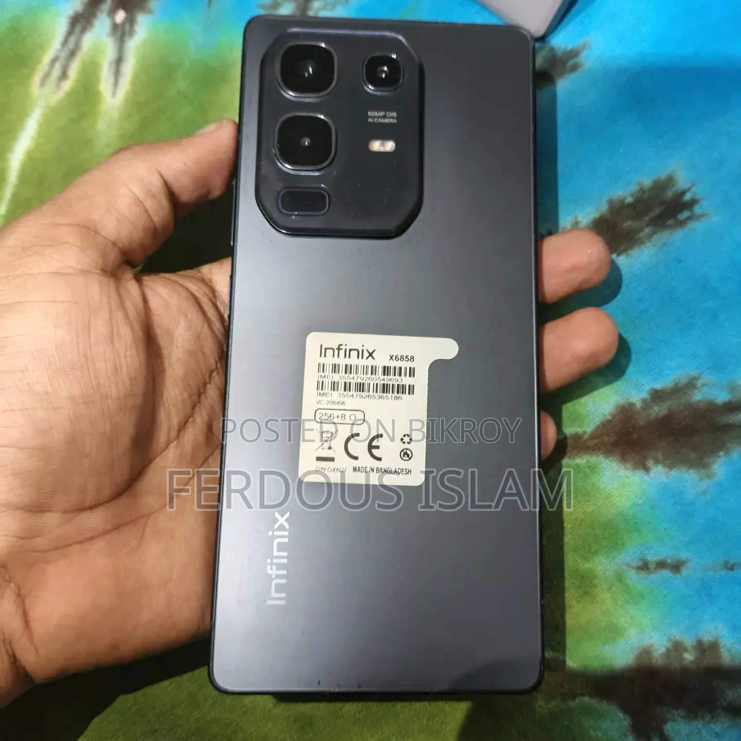 Infinix Note 50 4G 256 GB Black