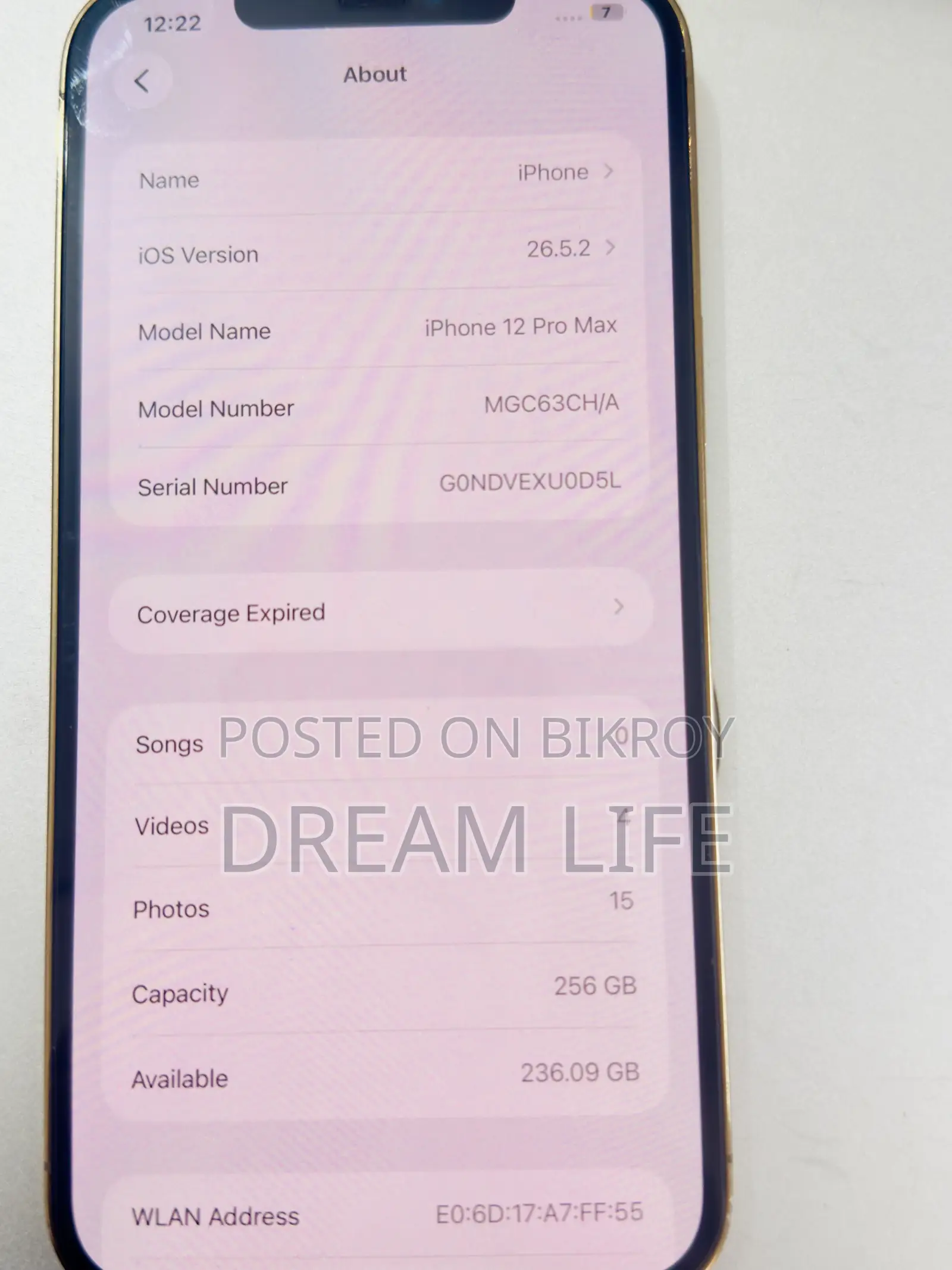 Apple iPhone 12 Pro Max 256 GB Gold