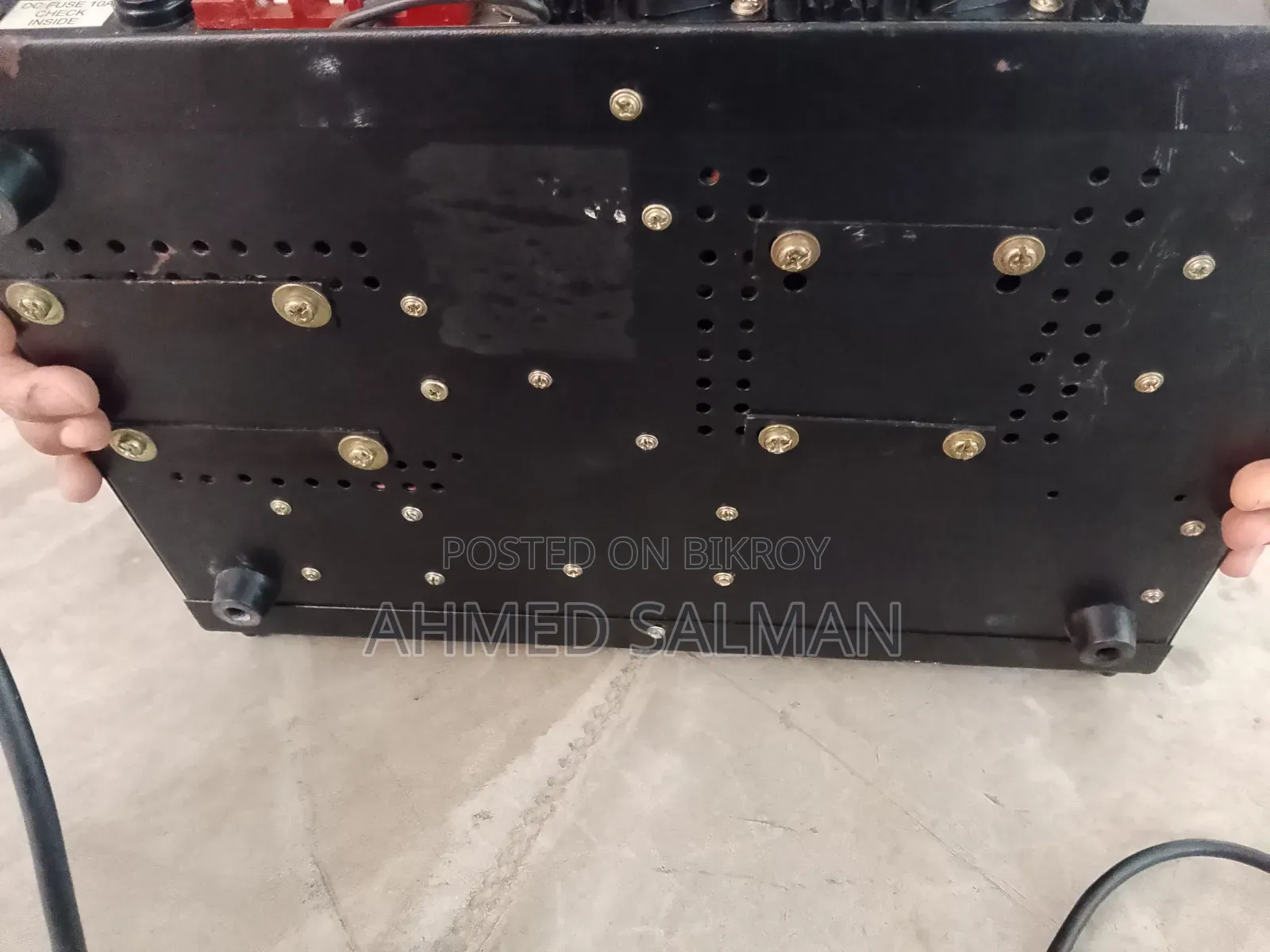A used fresh condition amplifier will be sold.