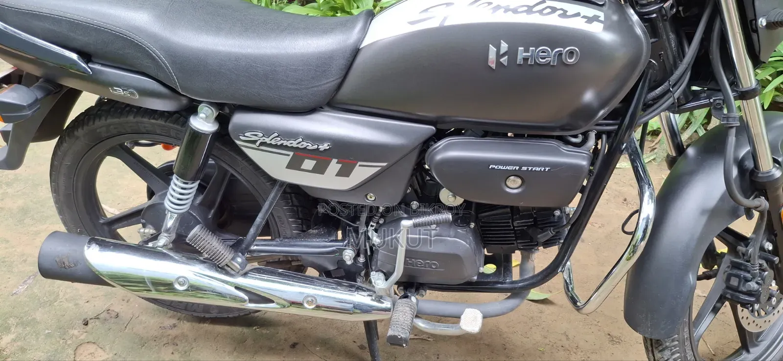হিরো স্প্লেন্ডার প্লাস স্পোর্টস ২০২৫ গ্রে