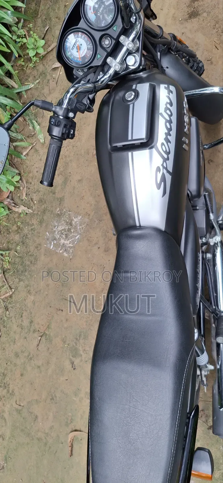 হিরো স্প্লেন্ডার প্লাস স্পোর্টস ২০২৫ গ্রে