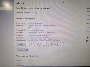 ল্যাপটপ HP ProBook 640 G2 8GB ইন্টেল কোর i5 SSD 256GB
