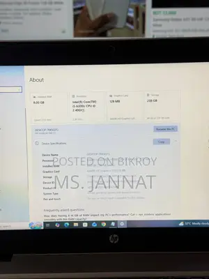 ল্যাপটপ HP EliteBook 840 G3 8GB Intel Core i5 SSD 256GB