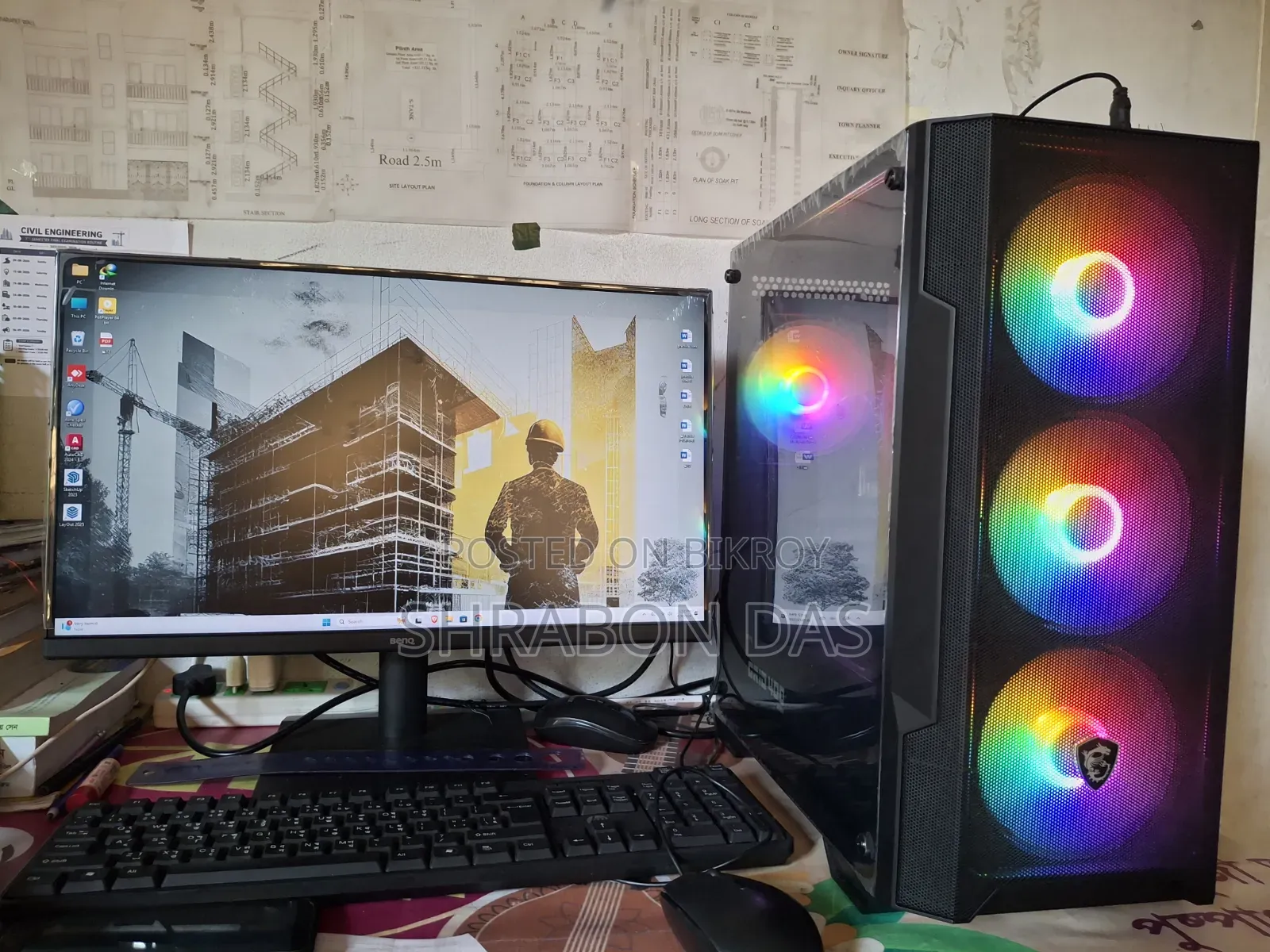 Desktop Computer Asus 8GB Intel Core i5 SSD 128GB