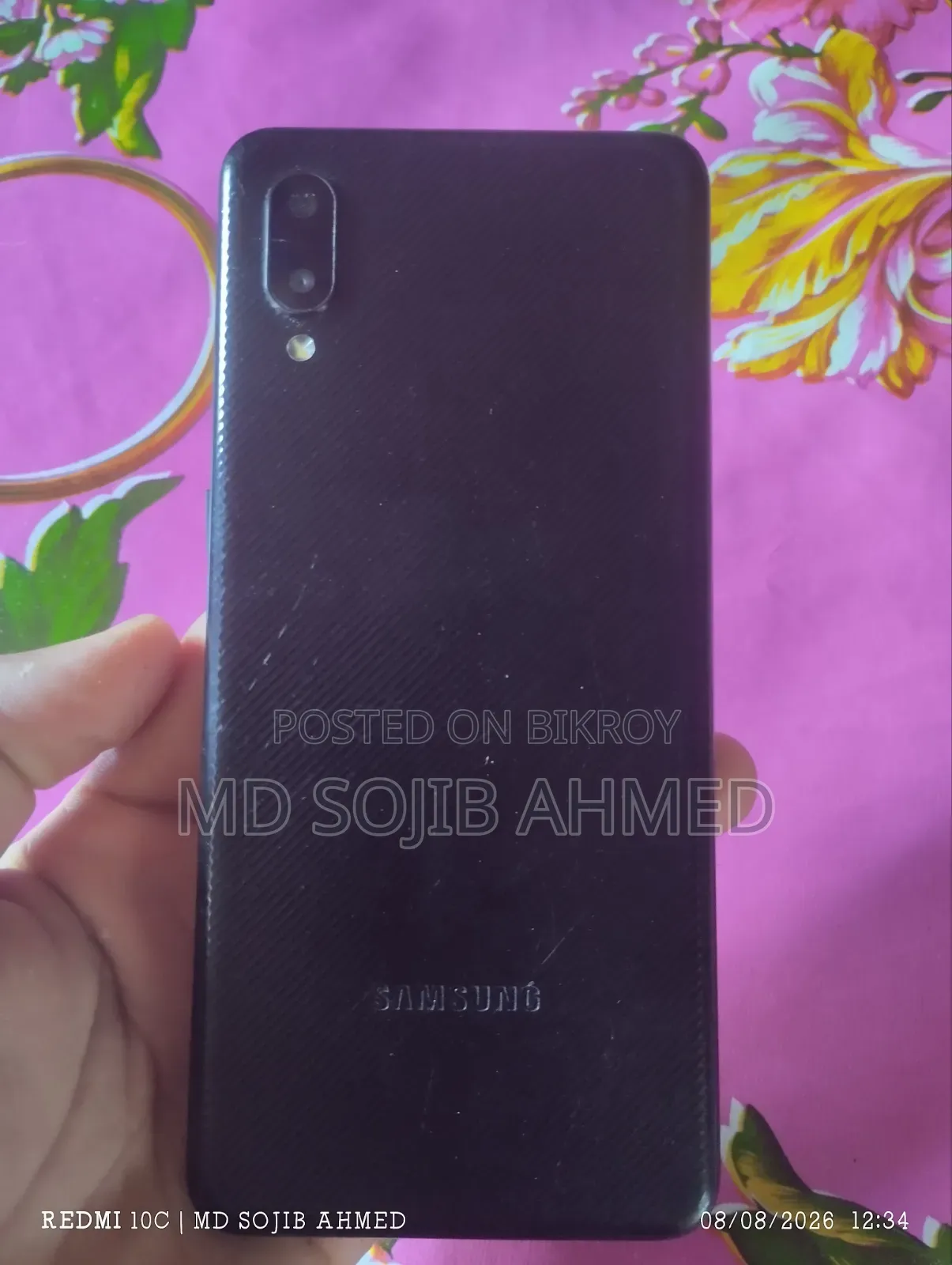 স্যামসাং গ্যালাক্সি এম০২ ৩২ জিবি ব্ল্যাক