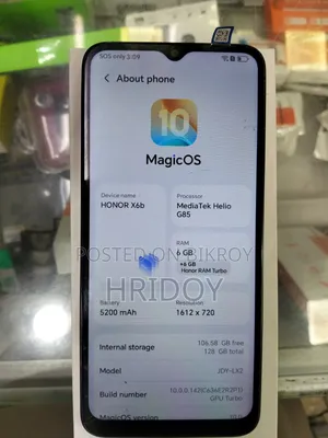 Honor X6b 128 GB Black