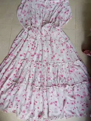 Tops, One Piece, White and Pink Colour