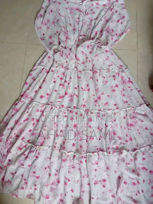 Tops, One Piece, White and Pink Colour