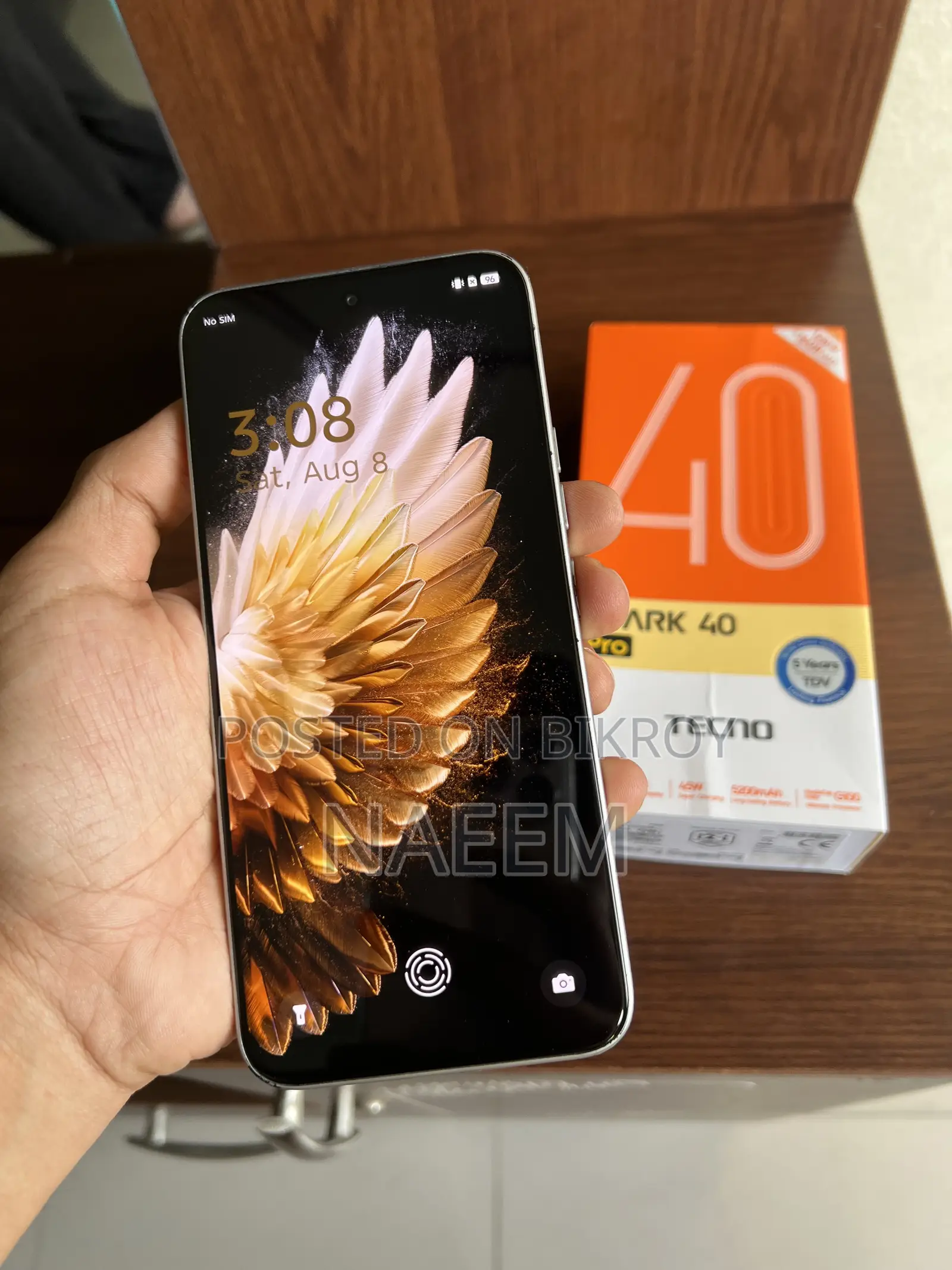 Tecno Spark 40 Pro 128 GB White
