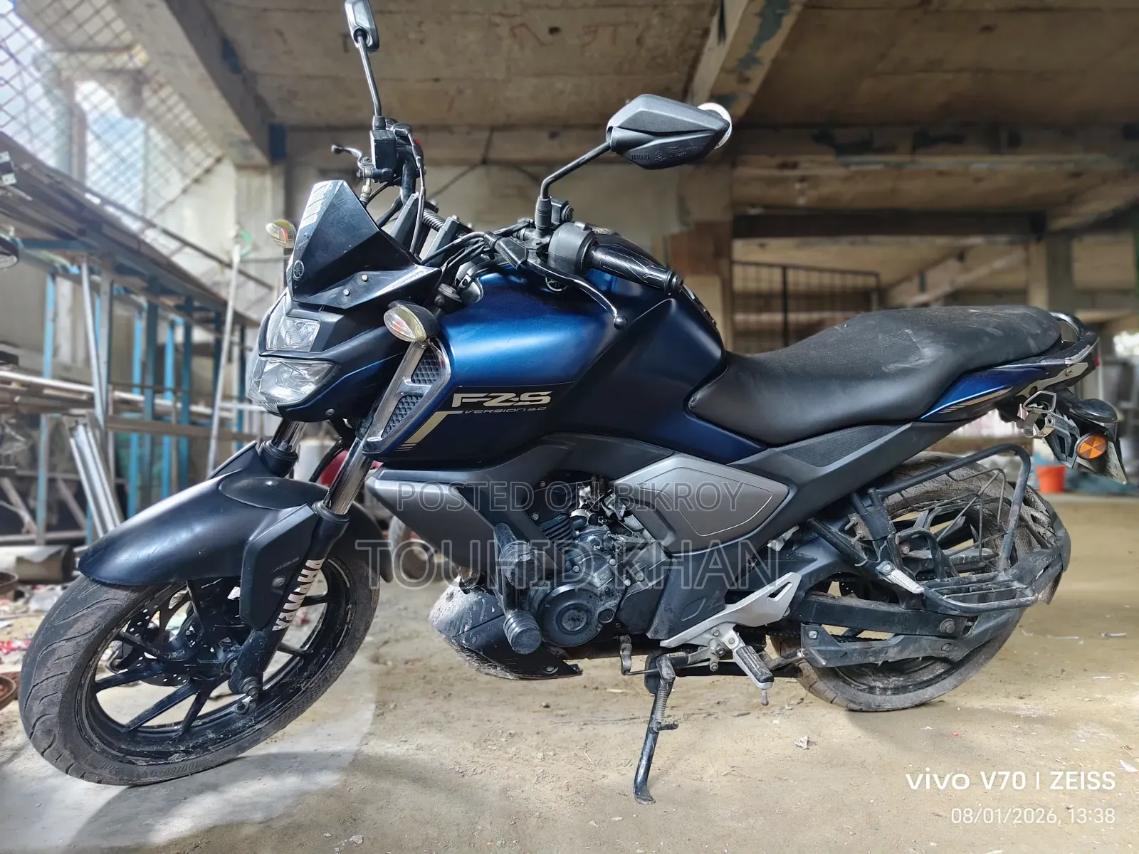 ইয়ামাহা এফজেডএস ভি৩ ২০২১ নীল